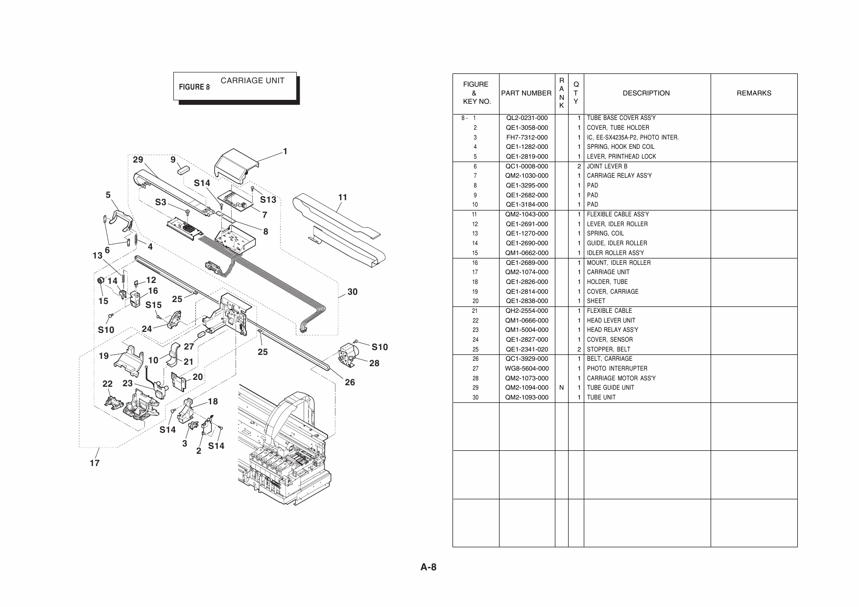 Canon Wide-Format-InkJet W6200 Parts Catalog Manual-6